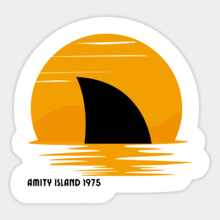 Amity Island 1975 Sticker